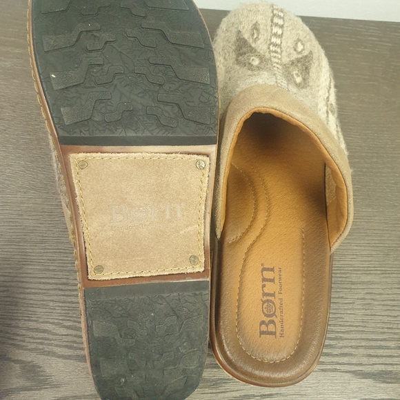 Women leather clogs Born sz 8 - Picture 8 of 8